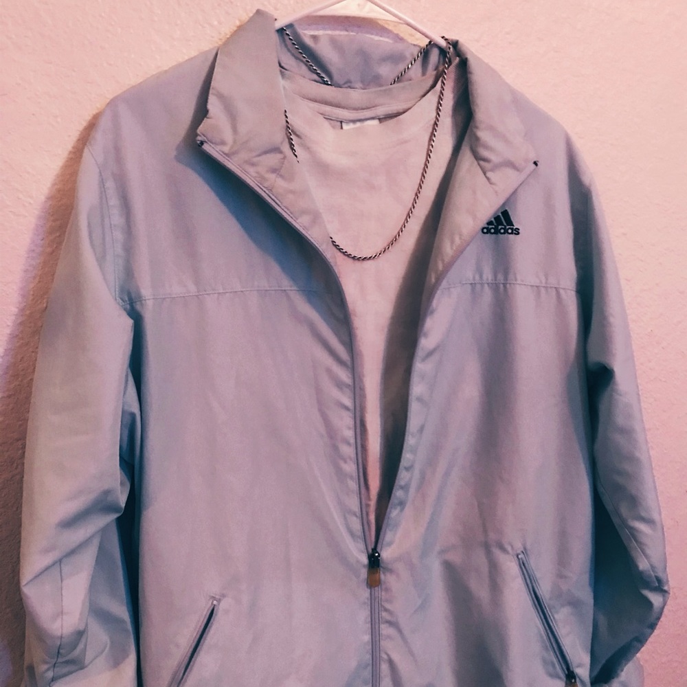 Adidas Baby Blue Windbreaker